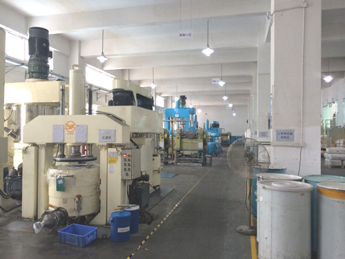 深圳矽膠(jiāo)貼雙麵膠處理劑廠家車間 深圳矽膠貼雙麵膠處理劑廠家車間